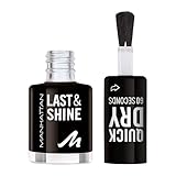 MANHATTAN Last & Shine schnelltrocknender Nail Polish, veganer &...