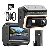 DDPAI Dashcam Auto Vorne Hinten mit Hardwire-Kit, Kostenlose 128-GB-Karte,...