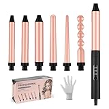 flintronic 6-in-1 Lockenstab-Set mit Keramikbeschichtung, Multifunktions...