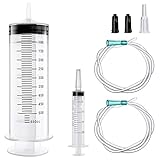 Spritze 550ml+20ml Extra Große Spritze mit Schlauch Wiederverwendbare...
