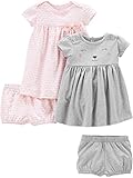 Simple Joys by Carter's Baby Mädchen Short-Sleeve and Sleeveless Dress...