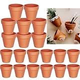 kaiyaya Clay Pots Small,Pack of 20 3.5 X3 cm Terracotta Plant Tontöpfe...