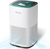 AIRTOK Luftreiniger, Luftreiniger Allergiker mit H13 Filter, für Räume...
