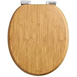 Pipishell O-förmiger Klodeckel mit Absenkautomatik Holz und glatten...