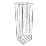 Wiltec Gabione 100 x 30 x 30 cm aus Drahtgitter, feuerverzinkter...