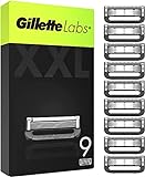 Gillette Labs Rasierklingen, 9 Ersatzklingen, für Gillette Labs...