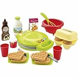 Ecoiffier 7600002631 Waffeleisen 22-teiliges Backset mit...