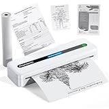 Phomemo Thermodrucker A4, Mobiler Drucker A4 für Unterwegs, Hause, Fotos,...