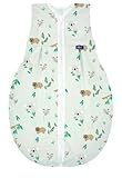 Alvi Kugelschlafsack Molton Sommerschlafsack | Babyschlafsack ärmellos...
