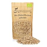 Bäckerei Spiegelhauer Bio gekeimte Dinkelflocken 1 kg I Flocken Dinkel...