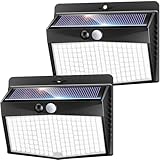 nipify Solarlampen für Außen mit Bewegungsmelder, 3 Modi Solarleuchten...