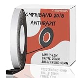 Kompriband 4,3m – 20mm Bandbreite, expandiert von 8 auf 40mm, 20/8,...