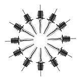 12 Stück Edelstahl Flaschenausgießer，Spirituosen-Ausgießer dosierer...