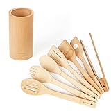 Naturoom Küchenutensilien-Set, 30,5 cm, Bambus-Kochlöffel und Spatel,...