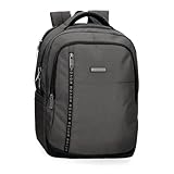 Movom Buster Laptop-Rucksack, anpassbar, 33,3 Zoll, Grau, 30 x 45 x 15 cm,...