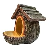 Vogelfutterhaus offen – Dekorative Futterstation, großes Vogelhaus für...