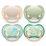 Philips Avent Schnuller 0-6 Monaten (4er Pack) Tag & Nacht, 2 Ultra Soft...