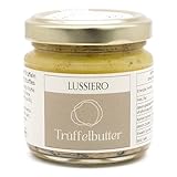Lussiero Trüffelbutter mit echtem Weissem Bianchetto Trüffel Tuber...