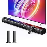 MEVOSTO Soundbar für TV Geräte 2.2 Kanal Abnehmbare 2-in-1-Soundbar mit...