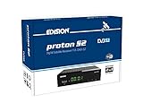 Edision Proton S2 Full HD SAT Receiver FTA, (1x DVB-S2, USB WiFi Support,...