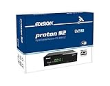 Edision Proton S2 Full HD SAT Receiver FTA, (1x DVB-S2, USB WiFi Support,...