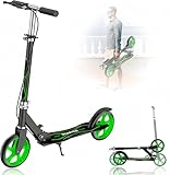 Cityroller Adults Scooter Höhenverstellbar, Tretroller für Erwachsene,...