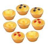 KONTONTY 8 Stück Teiliges Ei Tart Modellset aus Resin für Puppenhaus...