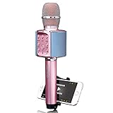 Lenco BMC-090 - Karaoke Mikrofon - Bluetooth V4.2 - Mit...