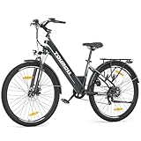 Touroll J1 ST 27,5 Zoll Trekking E-Bike Herren Damen, Elektrofahrrad mit...
