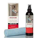 ALCLEAR 721ER Profi Edelstahlreiniger 250 ml mit Profi Mikrofasertuch,...