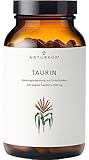 Naturkur® Taurin 900 mg - 240 Kapseln im Apothekerglas - Vegan,...