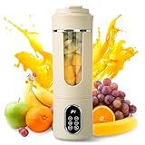 Tragbarer Mixer Smoothie Maker to go, 530 ML Leistungsstarker Mini...