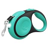 Hunde Rollleine mit LED Licht, 3/5 m Einziehbar Hundeleine, 360°...