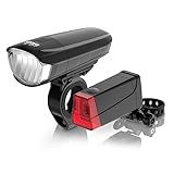 DANSI LED Fahrradlicht Set - StVZO Zugelassenes Fahrrad Licht mit 60, 30 &...