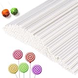 200 Stück Cake Pop Stiele,Cake Pop Stiele Aus Papier,Weiße Lollipop...