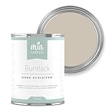 miafarben Buntlack ohne schleifen 750ml, Möbelfarbe, Möbellack für Holz,...