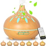 RDDAIPE Aroma Diffuser, 500ml Duftöl Diffuser, Diffusor für Ätherische...