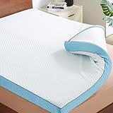 CASABEL Gel Topper 140x200cm Matratzen Topper zum Wenden, 7 cm Höhe, 2...