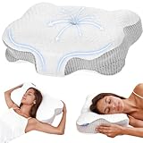 Dozion Nackenkissen Kopfkissen Memory Foam Kissen, Ergonomisches Kopfkissen...