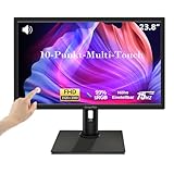 23,8 Zoll Touchscreen Monitor FHD 1920x1080P, Höhe/Drehung/Schwenk/Neigung...
