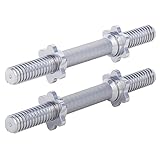 GORILLA SPORTS® Kurzhantelstange - Einzeln oder 2er Set, 30mm Durchmesser,...