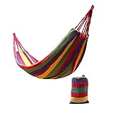 Doppel-Hängematte für 2 Personen, Segeltuch, Baumwolle, Hängematte mit...