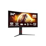 AOC Gaming CU34G4-34 Zoll Quad HD Monitor, 180 Hz, 1 ms, FreeSync Prem.,...