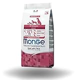 Monge Natural Superpremium Adult Beef and Rice, Hundefutter für alle...