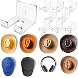 NiHome 8 Stück Acryl Hut-Organizer，Wandhalterung für Cowboyhüte,...
