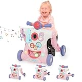 Laufwagen, 3-in-1 Baby Spiel Laufwagen, Abnehmbarer Baby Walker mit...