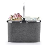 30L Familie Einkaufstasche Einkaufskorb Faltbar Tragekorb Groß...