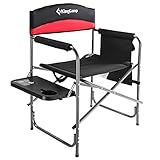 KingCamp Regie Stuhl XL Director Camping Falt Klapp Sessel Armlehne Tisch...
