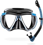 CRESSI Big Eyes+Alpha Ultra Dry Combo Black/Azure - Combo Set Maske +...