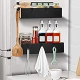 Gewürzregal Magnetisch Kühlschrank, MXTIMWAN 2 Stück Kühlschrank Regal...